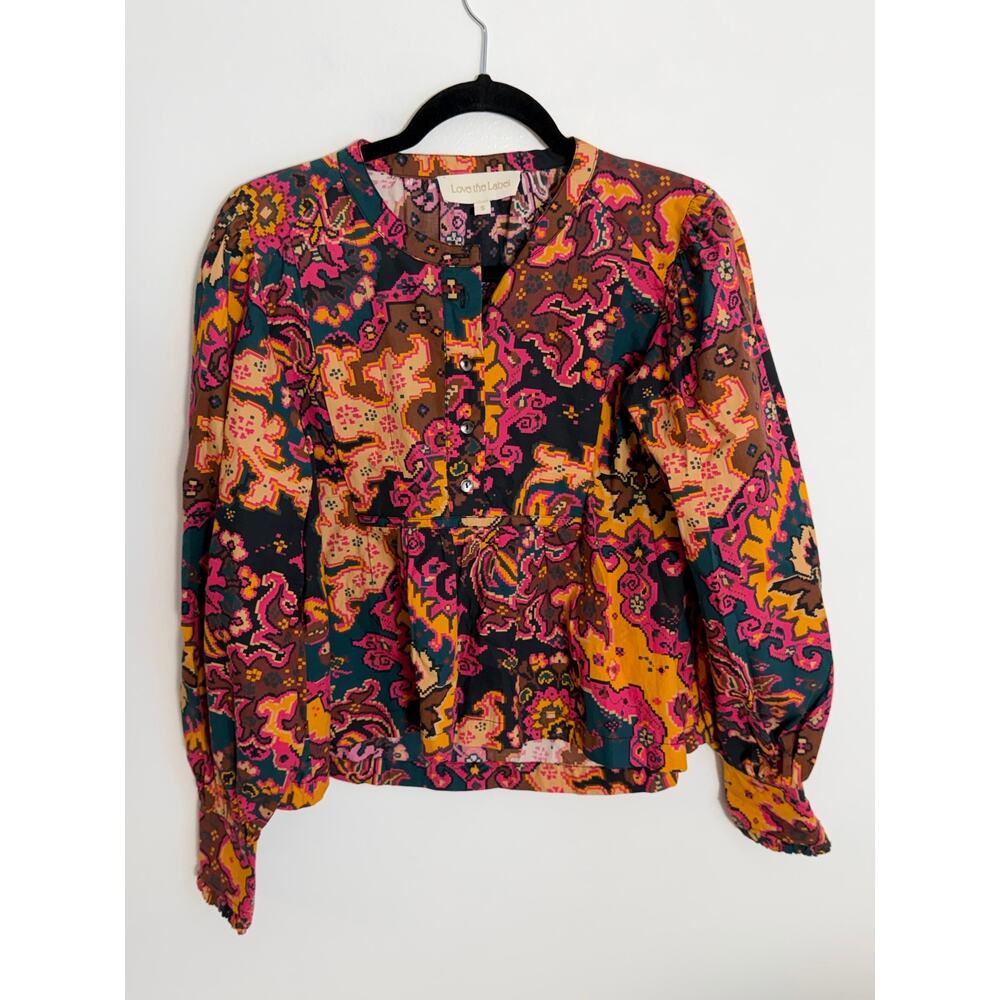 Love the Label Maryelle Top in Bibi print size‎ small